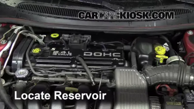 1996 Dodge Stratus ES 2.4L 4 Cyl. Liquide essuie-glace Ajouter du liquide